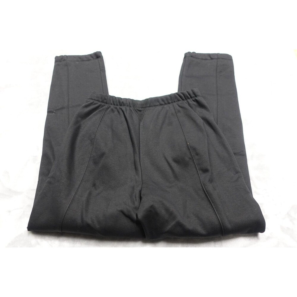 NWT Victoria's Secret VSX Medium Black Movement Fleece Slim Pants